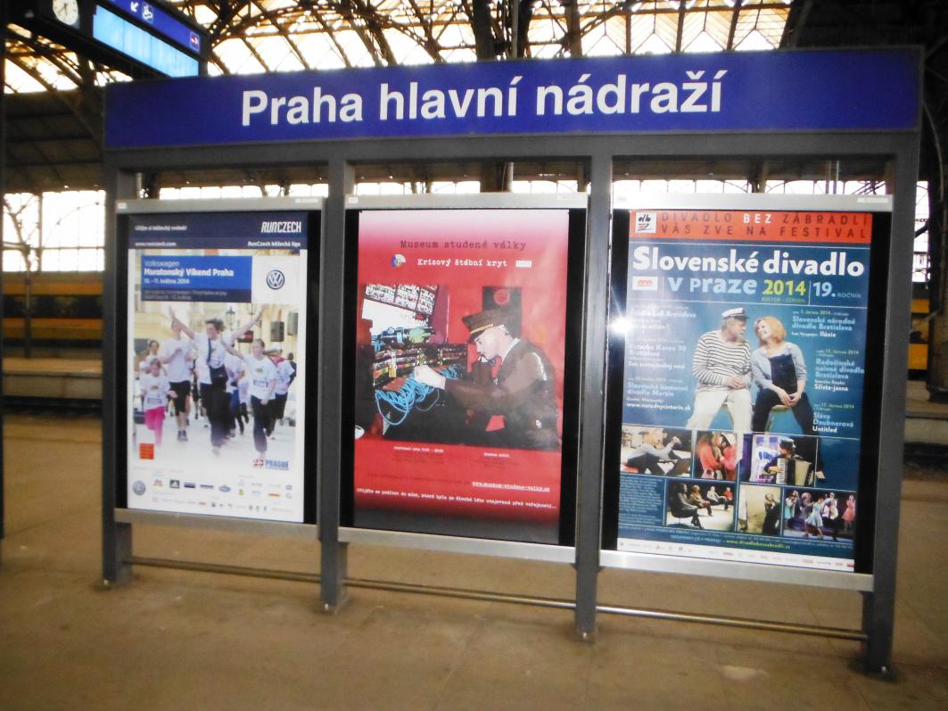 Druhá výstavní plocha v Praze na hlavním nádraží